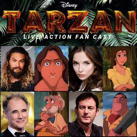 Disney's Tarzan live-action fan cast by TristanHartup on DeviantArt