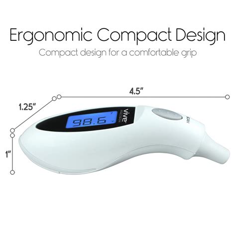 Ear Thermometer - Most Accurate for Fever + Temperature - Vive Health