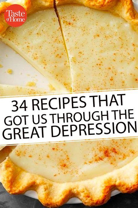 34 Recipes That Got Us Through the Great Depression | Recipes ...