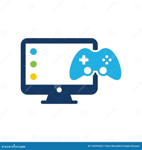 Game Computer Logo Icon Design Stock Vector - Illustration of business ...