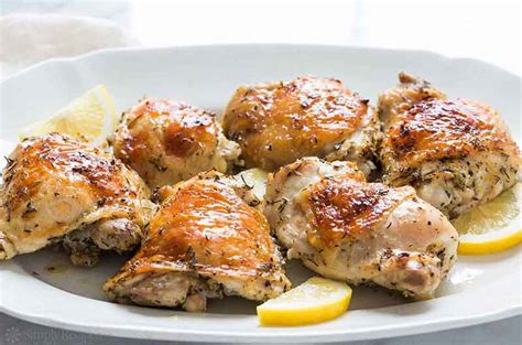 Poulet à l’ail et au zeste de citron - Les recettes de Cuisine Facile ...