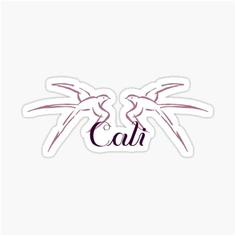 "Cali" Sticker for Sale by vintage-sigh | Redbubble