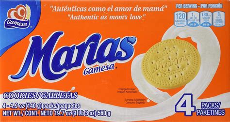 Amazon.com: Gamesa Galletas Marias Cookies - 19.7 Oz Box : Grocery ...