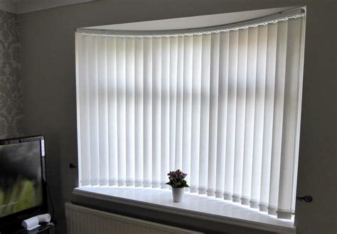 Curved Track Vertical Blinds • London Blind Company • Bexleyheath