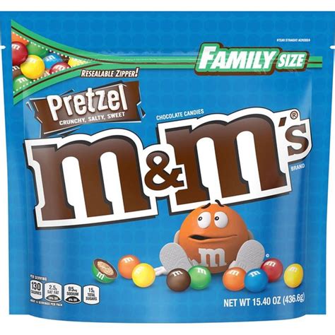 M&M's Pretzel Chocolate Candy Family Size (15 oz) - Instacart