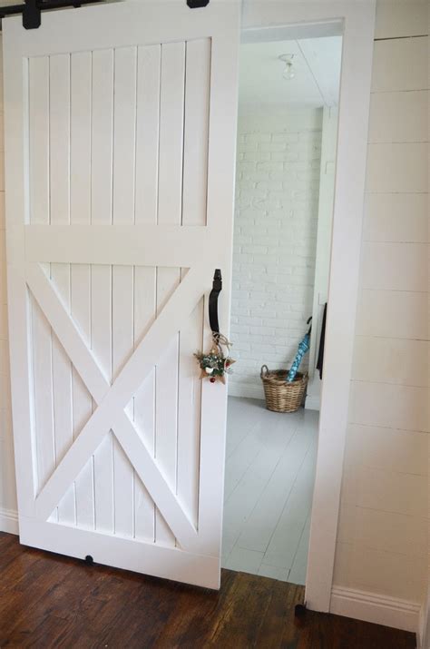 How to Build a Barn Door - Beneath My Heart in 2023 | Modern sliding ...