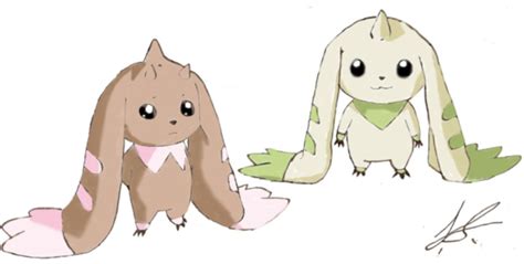 lopmon and terriermon by Hikari260 - Fanart Central