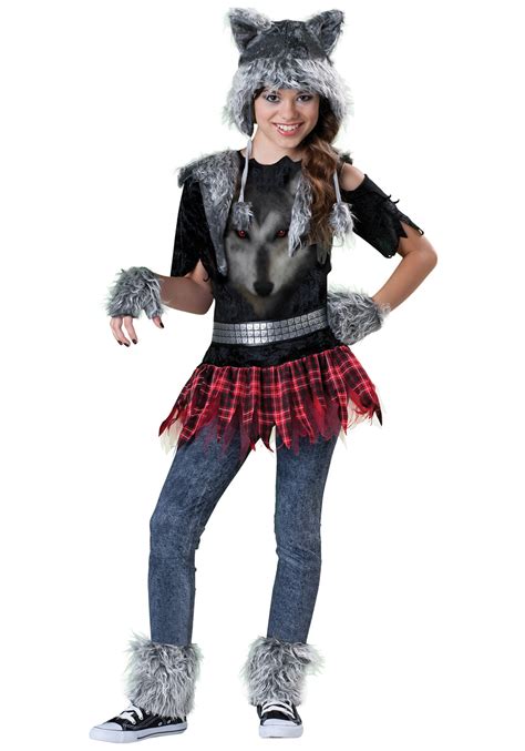 Tween Werewolf Girls Costume | Werewolf Halloween Costume for Girls ...