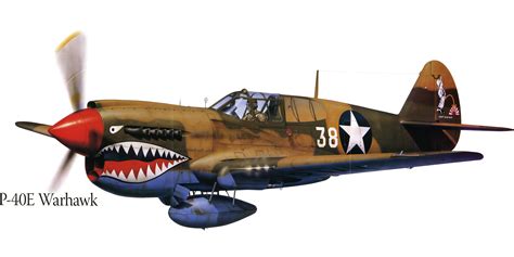 p 40e, Warhawk, Military, War, Art, Painting, Airplane, Aircraft ...