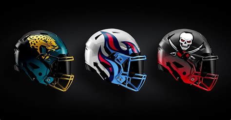 Helmet Redesigns for All 32 NFL Teams