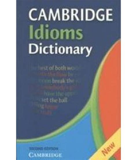 Cambridge Idioms Dictionary: Buy Cambridge Idioms Dictionary Online at ...