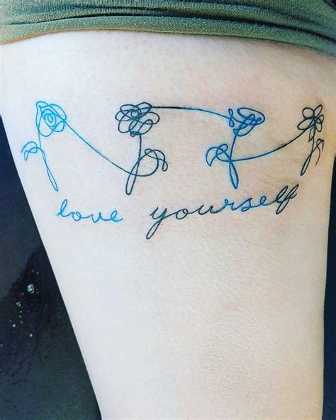 Aesthetic Bts Love Yourself Tattoo