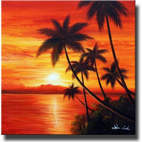 Something like this could be a fun group painting Beach Canvas ...