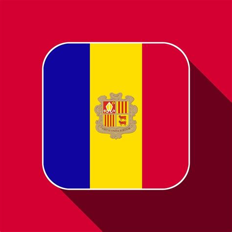 Andorra flag, official colors. Vector illustration. 11223365 Vector Art ...