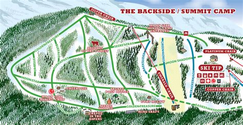 Trail Map of Red River Ski Area in New Mexico