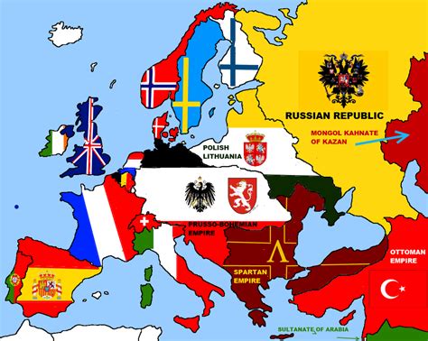 Alternative Map Of Europe