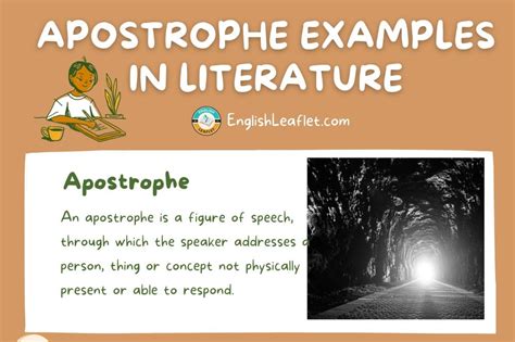 7 Apostrophe Examples in Literature - EnglishLeaflet