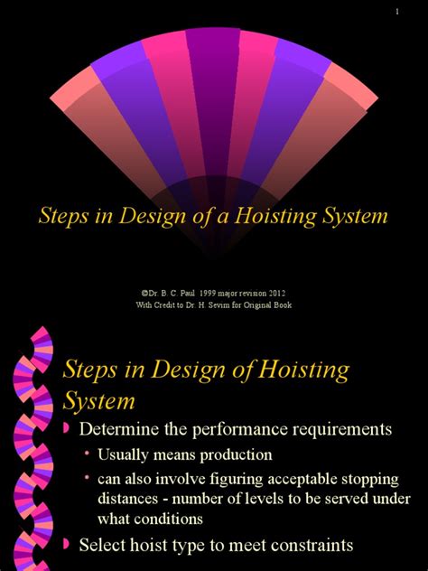 4 - Steps in Hoist Design | PDF | Rope | Transmission (Mechanics)