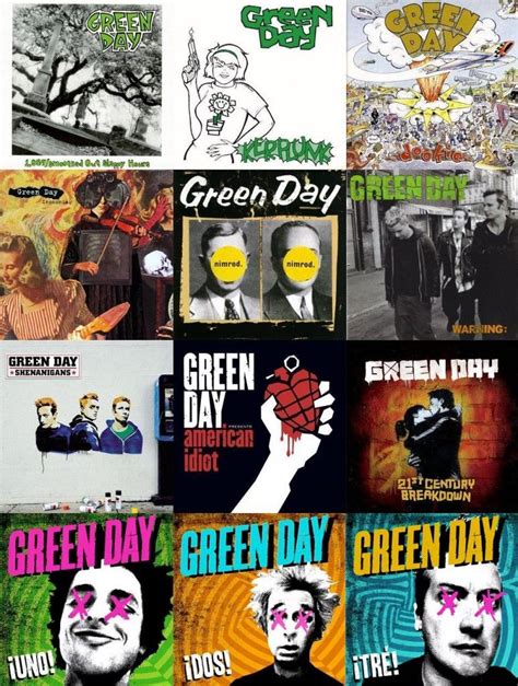 Green Day Fan Art: Green Day Albums | Green day albums, Green day ...