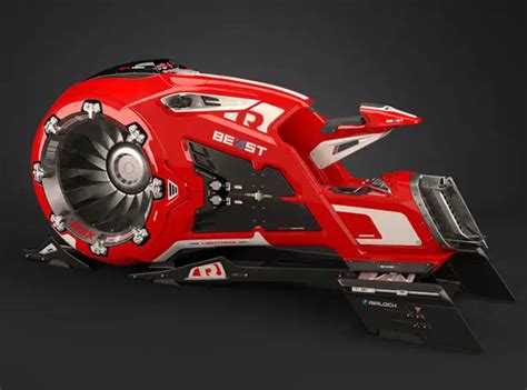 Beast : Futuristic Hover Jet Bike Concept Is Powered by Just A Radial ...