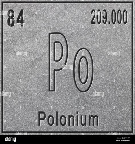 Polonium element hi-res stock photography and images - Alamy