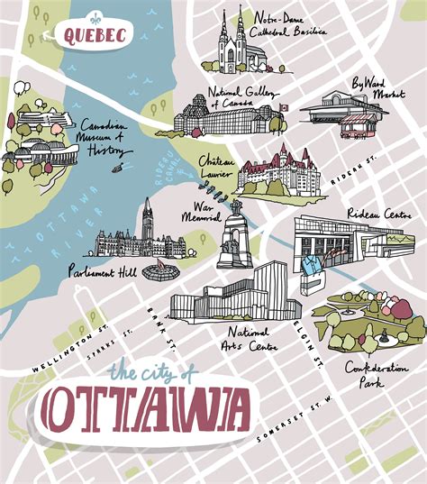 Harry Rosen Ottawa Map - Laura Barnard / Map Illustrator - Networknews