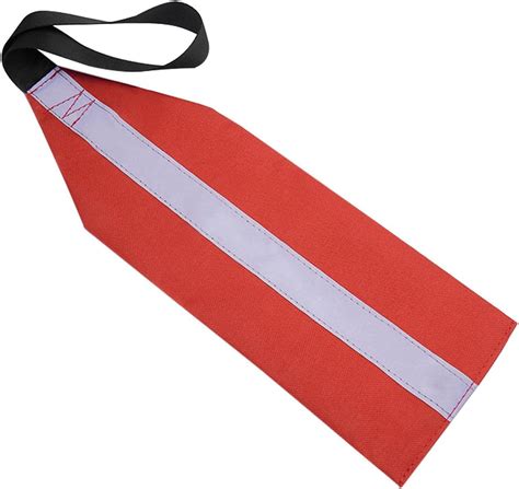 Amazon.com: Kayak Safety Flag, Red Canoe Safety Flag with Webbing ...