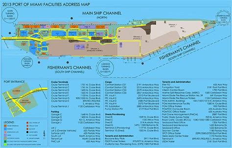 Port Of Miami Map - Terminal Map