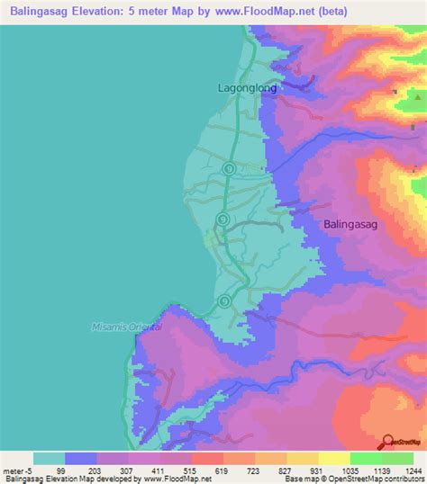 Elevation of Balingasag,Philippines Elevation Map, Topography, Contour