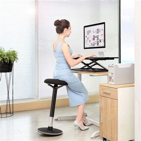 Ergonomic Wobble Standing Stool | SONGMICS