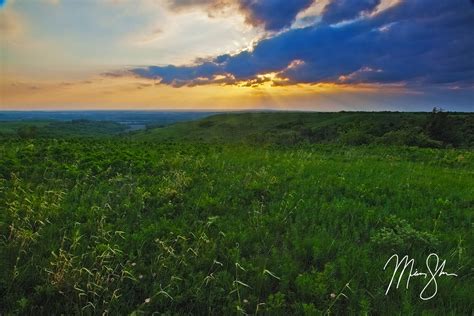 Konza Prairie Sunset | Konza Prairie, Manhattan, Kansas | Mickey ...