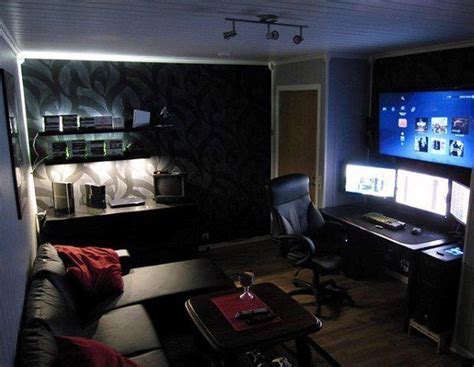 Inspiring Gaming Man Cave Design Ideas for Men | Cool boys room ...