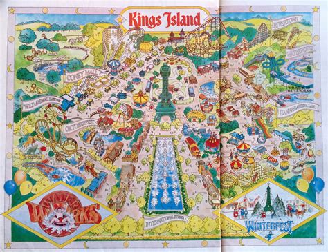 Kings Island Historical Maps - FUN Food Blog