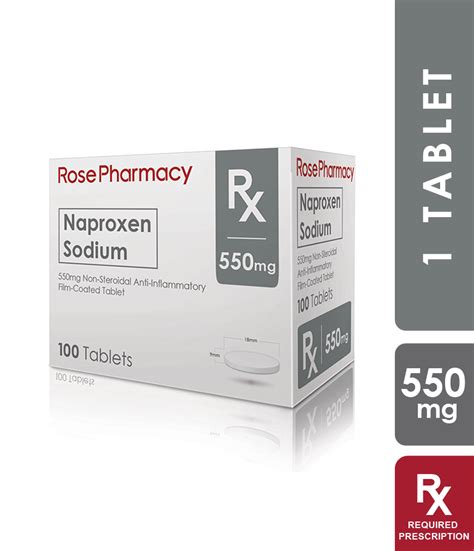 Naproxen Sodium 550Mg Tablet - Rose Pharmacy Generics - Rose Pharmacy ...