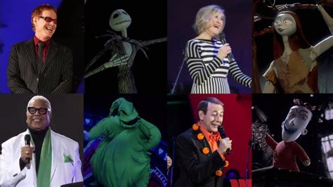 The Nightmare Before Christmas | Voice Cast | Live vs Animation | Side ...