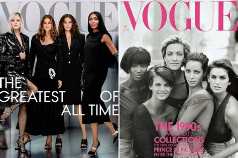 World's 'original supermodels' reunite for first Vogue cover together ...