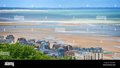 The beach of Houlgate, Normandy, France Stock Photo - Alamy