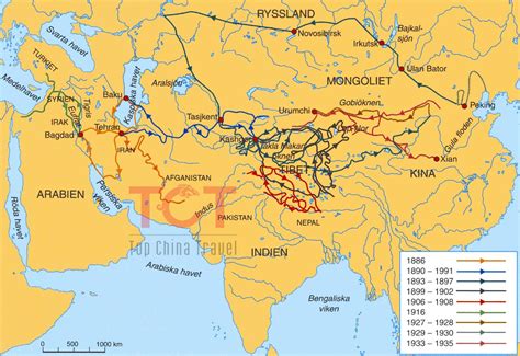 Silk Road Map: The Map of Ancient Silk Road with Major Cities