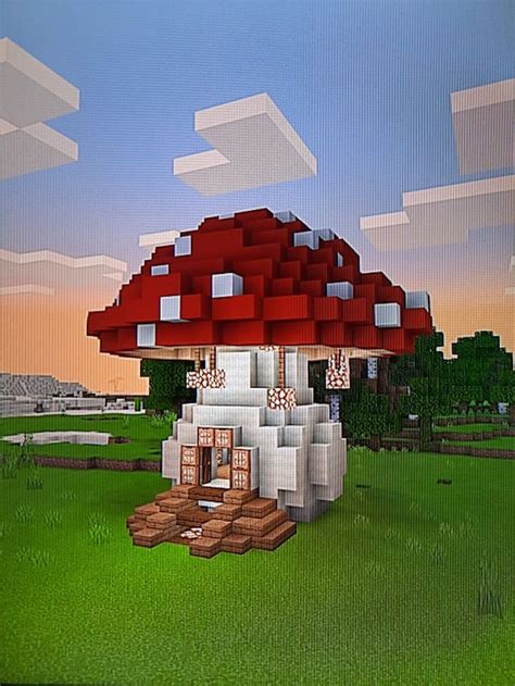 Villa Blueprints : Mushroom House Minecraft | Cleo Larson Blog