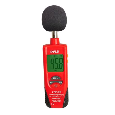 Pyle Sound Level Meter with A and C Frequency Weighting - Walmart.com ...