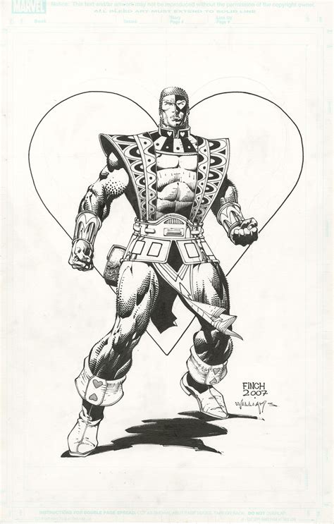 JACK OF HEARTS ILLUSTRATION - 2007 - W.B. Marvel Comics Covers, Marvel ...