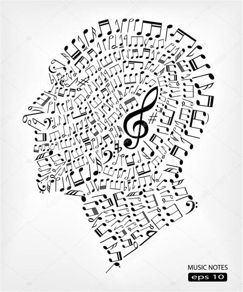 Head From Musical Notes