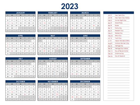 South Africa Public Holidays 2023 Calendar - IMAGESEE