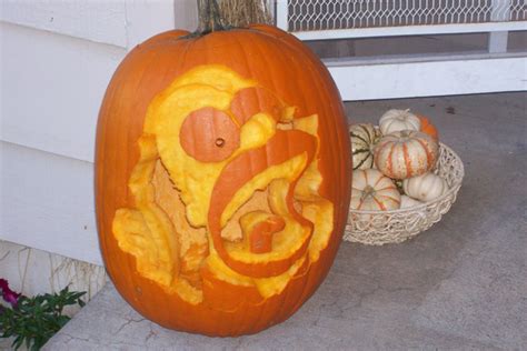 Homer Simpson Pumpkin Carving by cjgraphix on DeviantArt