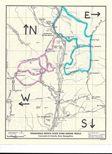 Franconia Notch State Park Maps, Files | State Park HQ