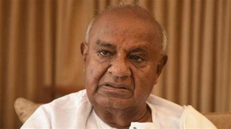 H D Deve Gowda takes oath as Rajya Sabha member - india news ...