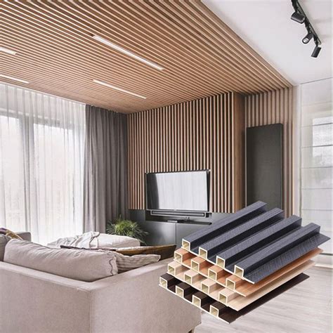 Wpc Wood Interior Decoration Fluted Great Wall Panels Decorative Wood ...