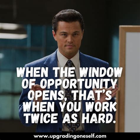 wolf of wall street quotes (10) - Upgrading Oneself