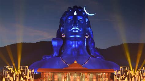 CM Bommai unveils 112-ft bust of ‘Adiyogi Shiva’ in Karnataka’s ...