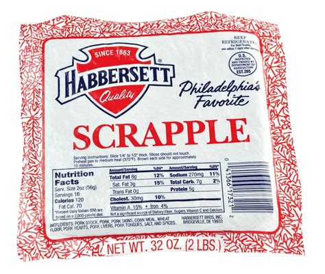 Scrapple - Philadelphia, PA - Habbersett Scrapple